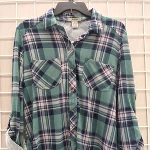 Plaid shirt size PL
